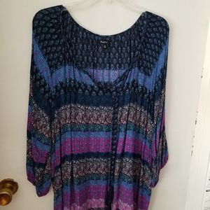 Tasseled long-sleeved shirt